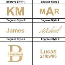 Load image into Gallery viewer, Groomsmen Flask Engraved Flask - EN LEATHER