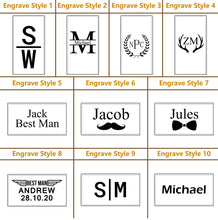 Load image into Gallery viewer, Personalized Leather Magnetic Money Clip Air Tag Money Clip Mens Gift Air Tag Holder - EN LEATHER