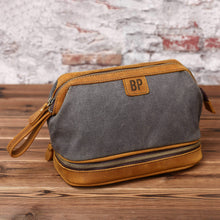 Load image into Gallery viewer, Bridesmaid Gift Makeup Bag Personalized Canvas Makeup Bag - EN LEATHER