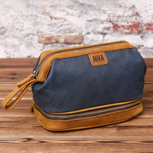 Load image into Gallery viewer, Best Man Toiletry Bag Groomsmen Gift - EN LEATHER