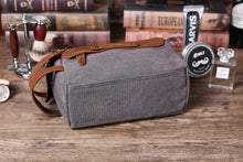 Load image into Gallery viewer, Valentines Day Gift, Mens Toiletry bag, groomsman gift, toiletry bag Birthday gift for dad, fathers day present Fathers day gift for stepdad - EN LEATHER