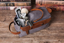 Load image into Gallery viewer, Father's Day Gift for grandpa, Mens Toiletry bag, groomsman gift, toiletry bag Birthday gift for grandpa, Fathers day gift for stepdad - EN LEATHER