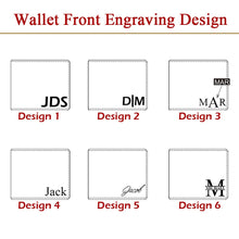Load image into Gallery viewer, Personalized Leather Wallet Mens Wallet Leather Personalized Wallets for Men gift for Husband gift for Him Personalized Gift for Men Wallet - EN LEATHER