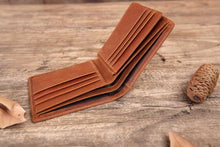Load image into Gallery viewer, Personalized Leather Wallet Mens Wallet Leather Personalized Wallets for Men gift for Husband gift for Him Personalized Gift for Men Wallet - EN LEATHER
