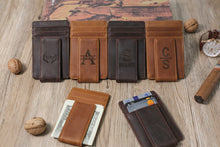 Load image into Gallery viewer, Christmas gifts Personalized Money Clip, Groomsmen Money clip, Custom Magnetic Money Clips, Wedding Gift, Money Clip for Men - EN LEATHER