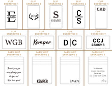 Load image into Gallery viewer, Christmas gifts Personalized Money Clip, Groomsmen Money clip, Custom Magnetic Money Clips, Wedding Gift, Money Clip for Men - EN LEATHER