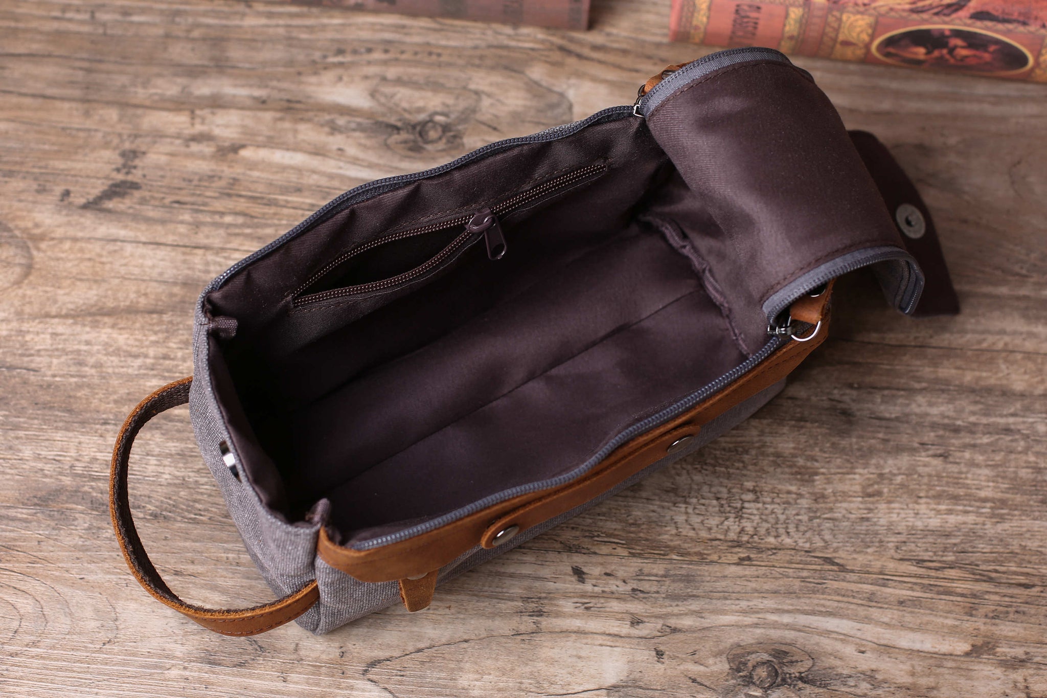 Men's Toiletry Bag Best Man Gifts – HandLeatherGifts